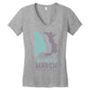 women's march 2017 on washington Women's V-Neck T-Shirt