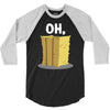 oh hay oh hey girl boy funny pun 3/4 Sleeve Shirt