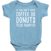 coffee or donuts Baby Bodysuit