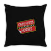 only horses Throw Pillow