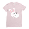 gym rabbit Ladies Fitted T-Shirt