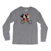 biking down main street Long Sleeve Shirts
