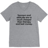sarcasm and attitude V-Neck Tee