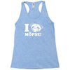 i love m&ouml;pse funny Racerback Tank