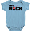let's rock Baby Onesie