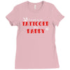 kid's tattooed daddy Ladies Fitted T-Shirt