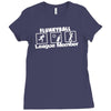 flunkyball league member Ladies Fitted T-Shirt
