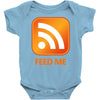 rss feed me Baby Onesie