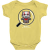 hello! i'm down here! Baby Onesie