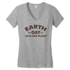 earth day shirt Women's V-Neck T-Shirt