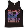 my cat and i stay in tonight Tank Top