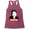 Kim Jong Un Boom Rocketman Racerback Tank