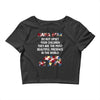 mama bear message Crop Top