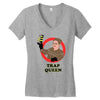 trap queen Women's V-Neck T-Shirt
