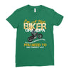 I'm A Nice Biker Grandpa So If I'm An Asshole To You You Need To Ask Y Ladies Fitted T-Shirt
