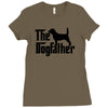 the dogfather beagle Ladies Fitted T-Shirt
