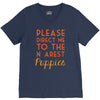 please direct me to the nearest puppies V-Neck Tee