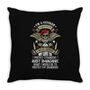 I'm A Veteran Granddad T Shirt Throw Pillow