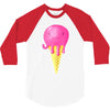octopus icecream 3/4 Sleeve Shirt