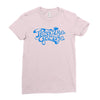 bargain paradise garage sign Ladies Fitted T-Shirt