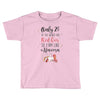 red head unicorn Toddler T-shirt