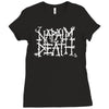 napalm death logo Ladies Fitted T-Shirt