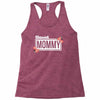 blessed mommy with flower white color Racerback Tank