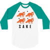four fox sake 3/4 Sleeve Shirt