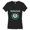 snowman christmas Women's V-Neck T-Shirt