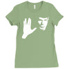 spock star trek leonard nimoy tribute Ladies Fitted T-Shirt