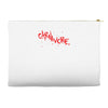 carnivore logo red Accessory Pouches