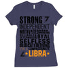 Strong Independent Motivated Libra Ladies Fitted T-Shirt