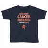 i wear peach for some special to me Toddler T-shirt