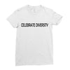 celebrate diversity Ladies Fitted T-Shirt