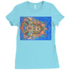 Bali barong Ladies Fitted T-Shirt