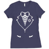pixel tuxedo Ladies Fitted T-Shirt
