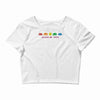 funny retro space invaders 'class of 1978' Crop Top
