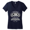 vintage quality without compromise 2000 aged to perfection Women's V-Neck T-Shirt