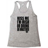 kiss me i'm irish or drunk or whatever t shirt st patricks day funny t Racerback Tank