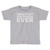 okayest girlfriend ever Toddler T-shirt