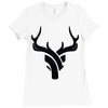 deer Ladies Fitted T-Shirt