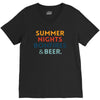 Summer Night Bonfires Beer V-Neck Tee