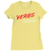 verbs Ladies Fitted T-Shirt