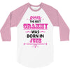 The Best Grammy Was Born In June 3/4 Sleeve Shirt