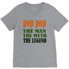 pop pop the man the myth the legend V-Neck Tee