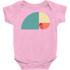 fibonacci golden ratio colorful Baby Bodysuit