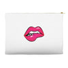 sexy lip biting Accessory Pouches
