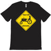 tractor crossing farmer's road warning sign T-Shirt