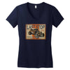 last stop hot rod repair sign, ideal birthday gift or present Women's V-Neck T-Shirt