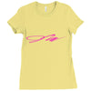 jake paul signature pink Ladies Fitted T-Shirt